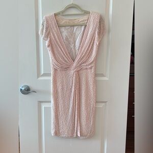 A. J. Bari Vintage Beaded Prom Cocktail Dress